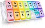 Weekly Pill Organizer 2 Times a Day Large 7 Day 2020 Newest ...