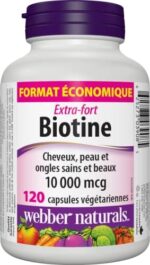 Webber Naturals Biotin 10,000 mcg Extra Strength + Vitamin E... - Image 3