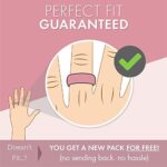 ThunderFit Women's Silicone Wedding Ring, Thin Stackable, Br... - Image 7