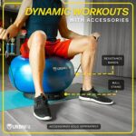 URBNFit Exercise Ball - Yoga Ball in Multiple Sizes for Work... - Image 8