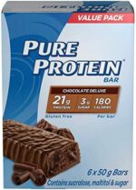 Pure Protein Bars, Gluten Free, Chocolate Deluxe, 50g, 6ct, ... - Image 2