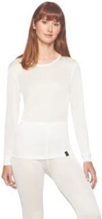 Terramar Womens Thermasilk Pointelle ScoopBase Layer Tops