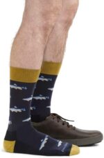 Darn Tough Men's Spey Fly Crew Lightweight with Cushion Life... - Image 3