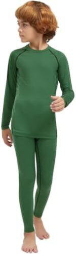 Celfaeree 1,2 Pack Boys' Thermal Underwear Sets Fleece Lined... - Image 4