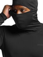 TSLA Men's Thermal Compression Shirts Hoodie with Mask, Long... - Image 2