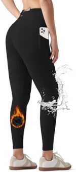 Willit Women's Fleece Lined Leggings Water Resistant Winter ...