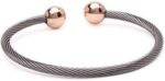QRAY Rose Gold Combo Deluxe Surgical Steel Golf Athletic Bra... - Image 7