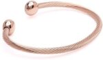 QRAY Rose Gold Deluxe Surgical Steel Golf Athletic Bracelet ... - Image 5