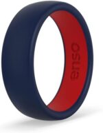Enso Rings Dual Tone Silicone Wedding Ring – Two Tone Hypoal...