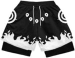 ZIYTEX Beach Shorts, Men's Fun Anime Series Shorts,Fitness G...