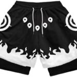 ZIYTEX Beach Shorts, Men's Fun Anime Series Shorts,Fitness G...