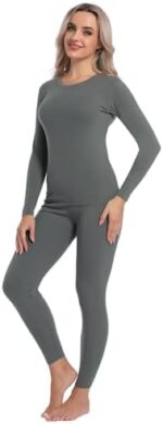 INNERSY Women's Thermal Underwear Set Soft & Warm Base Layer... - Image 2