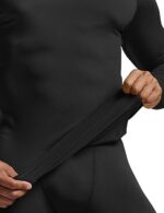 TSLA Men's Thermal Compression Shirts Hoodie with Mask, Long... - Image 8