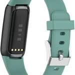 Fit for Fitbit Luxe Bands, Adjustable Soft Silicone Replacem...