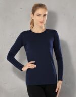 MANCYFIT Womens Thermal Tops Fleece Lined Shirt Long Sleeve ... - Image 8