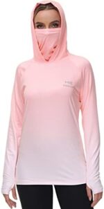 Bassdash Women's Fishing Hoodie Shirt with Face Mask Thumb H...