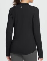 BALEAF Women's Thermal Shirts Fleece Lined Tops Long Sleeve ... - Image 2