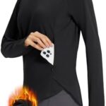 BALEAF Women's Thermal Running Shirts Long Sleeve Fleece Wor...