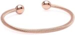 QRAY Rose Gold Deluxe Surgical Steel Golf Athletic Bracelet ... - Image 7