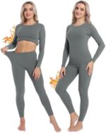 INNERSY Women's Thermal Underwear Set Soft & Warm Base Layer...