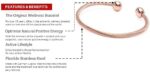 QRAY Rose Gold Deluxe Surgical Steel Golf Athletic Bracelet ... - Image 2