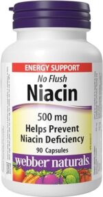 Webber Naturals Niacin 500 mg, 90 Capsules, No Flush, Vitami... - Image 2