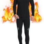 Runhit Mens Thermal Underwear Set: Long Johns for Men Base L...