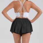 JN JANPRINT 2 Pack Women's Flowy Athletic Shorts Gym Yoga Te... - Image 3