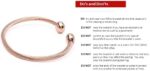 QRAY Rose Gold Deluxe Surgical Steel Golf Athletic Bracelet ... - Image 6