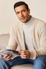 Ekouaer Men's Turtleneck Long Sleeve Shirts Turtle Neck Basi... - Image 4