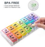 Weekly Pill Organizer 2 Times a Day Large 7 Day 2020 Newest ... - Image 6