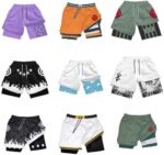 ZIYTEX Beach Shorts, Men's Fun Anime Series Shorts,Fitness G... - Image 4