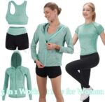 Inmarces Workout Sets for Women 5 PCS Yoga Outfits Activewea... - Image 6