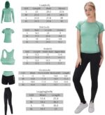 Inmarces Workout Sets for Women 5 PCS Yoga Outfits Activewea... - Image 12