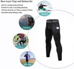 YUSHOW 2 Pack Thermal Underwear for Men Thermal Pants Winter... - Image 7