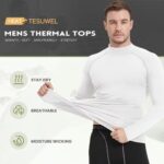 Tesuwel Men's Turtle Neck Thermal Shirt Fleece Lined Ski Cyc... - Image 2