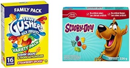 Betty Crocker Gluten Free Gushin Grape and Tropical Flavours...