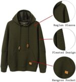 COOFANDY Mens Hoodies Pullover Casaul Long Sleeve Drawstring... - Image 5