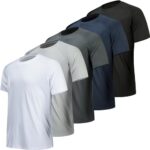 MLYENX Men's Workout Shirts Athletic Wear Moisture Wicking, ...
