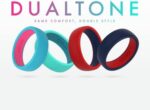 Enso Rings Dual Tone Silicone Wedding Ring – Two Tone Hypoal... - Image 2