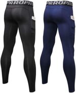 YUSHOW 2 Pack Thermal Underwear for Men Thermal Pants Winter... - Image 2