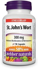 Webber Naturals St. John's Wort Extract, Capsule, 300 mg, 90... - Image 2
