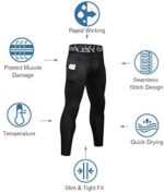 YUSHOW 2 Pack Thermal Underwear for Men Thermal Pants Winter... - Image 3
