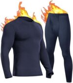 YESURPRISE Thermal Underwear for Men Long Johns with Fleece ...