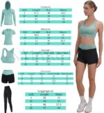 Inmarces Workout Sets for Women 5 PCS Yoga Outfits Activewea... - Image 10