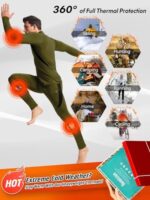 romision Thermal Underwear for Men Long Johns Thermals Top a... - Image 6