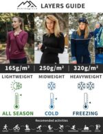 Merino Wool Base Layer Women Pants 100% Merino Wool Leggings... - Image 3