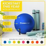 URBNFit Exercise Ball - Yoga Ball in Multiple Sizes for Work... - Image 2