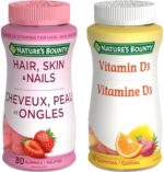 Nature's Bounty Hair, Skin, Nails + Vitamin D3 Mineral Suppl...
