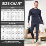 YESURPRISE Thermal Underwear for Men Long Johns with Fleece ... - Image 7